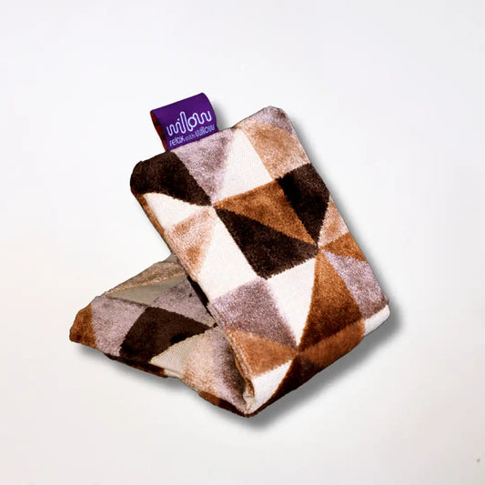 Bara | Oogkussenhoes Bruin Beige Oogkussenhoes Relax with Willow