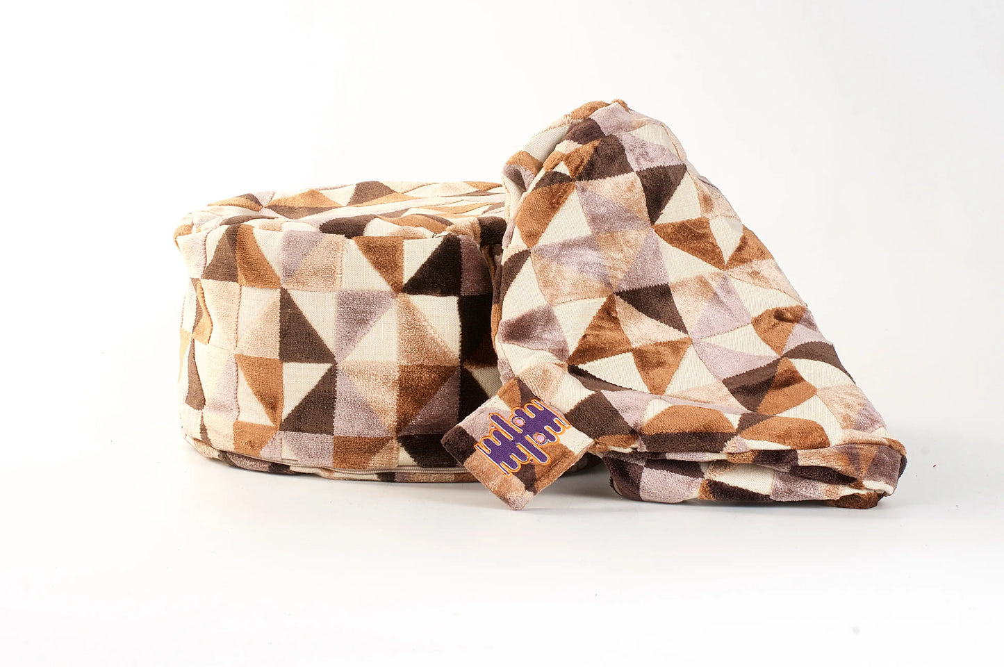 Bara | Meditatiekussenhoes Bruin Beige Meditatiekussenhoes Relax with Willow