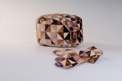Bara | Meditatiekussenhoes Bruin Beige Meditatiekussenhoes Relax with Willow