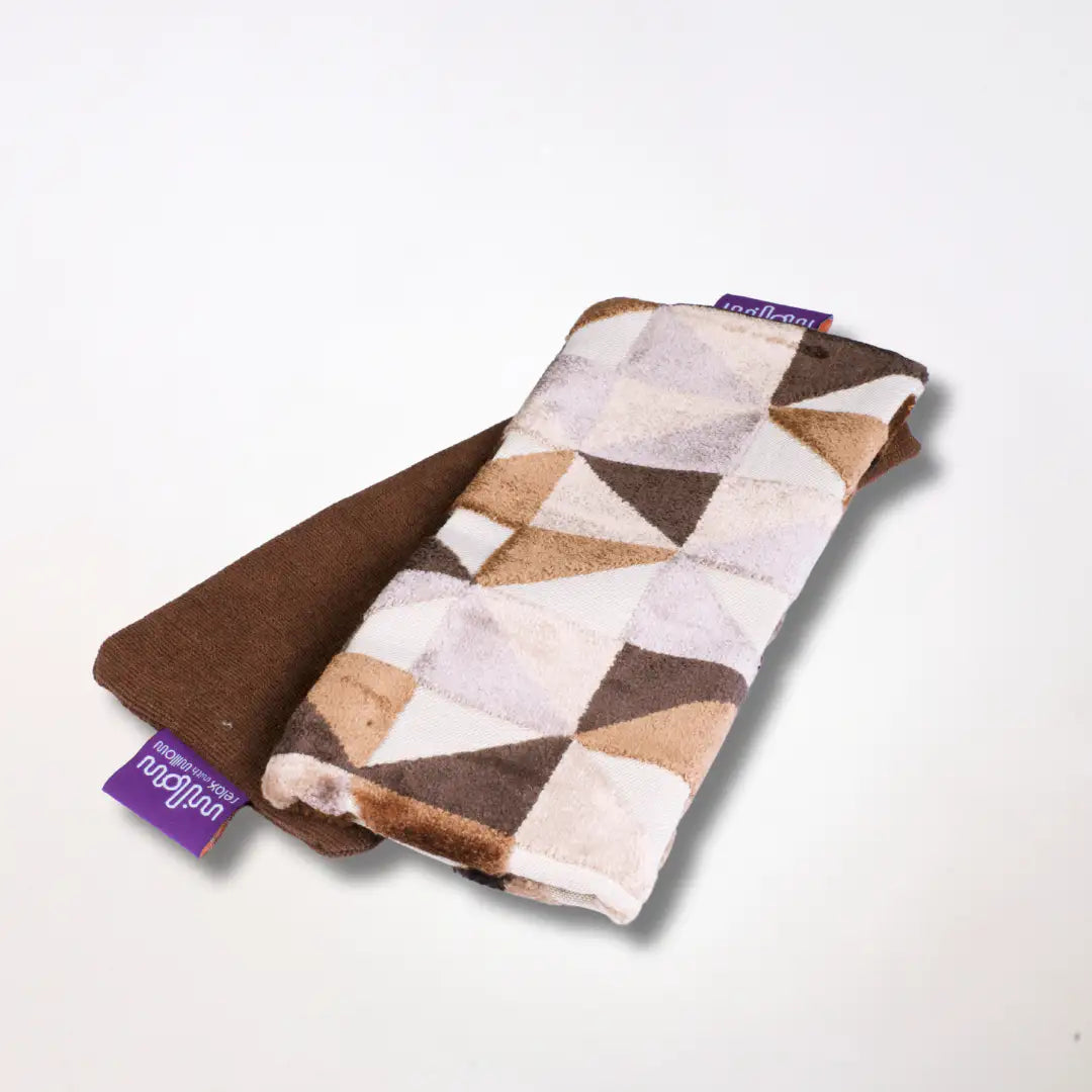 Bara | Oogkussenhoes Bruin Beige Oogkussenhoes Relax with Willow