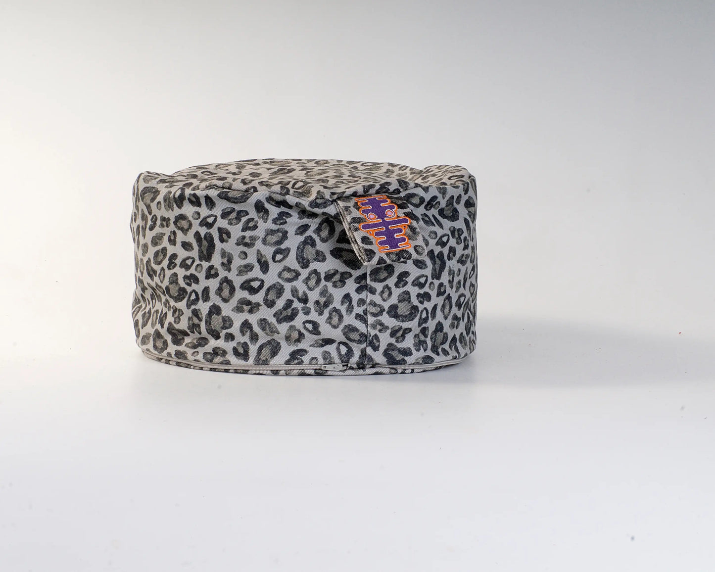Bulu | Meditatiekussenhoes Grijs Leopard Meditatiekussenhoes Relax with Willow