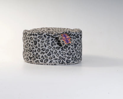 Bulu | Meditatiekussenhoes Grijs Leopard Meditatiekussenhoes Relax with Willow