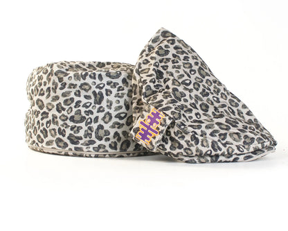 Bulu | Meditatiekussenhoes Grijs Leopard Meditatiekussenhoes Relax with Willow