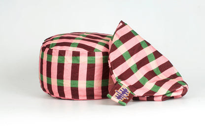 Ceria | Meditatiekussenhoes Roze Bordeaux Meditatiekussenhoes Relax with Willow