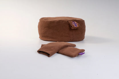 Kulit | Meditatiekussenhoes Bruin Meditatiekussenhoes Relax with Willow