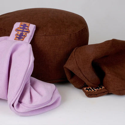 Kulit | Meditatiekussenhoes Bruin Meditatiekussenhoes Relax with Willow