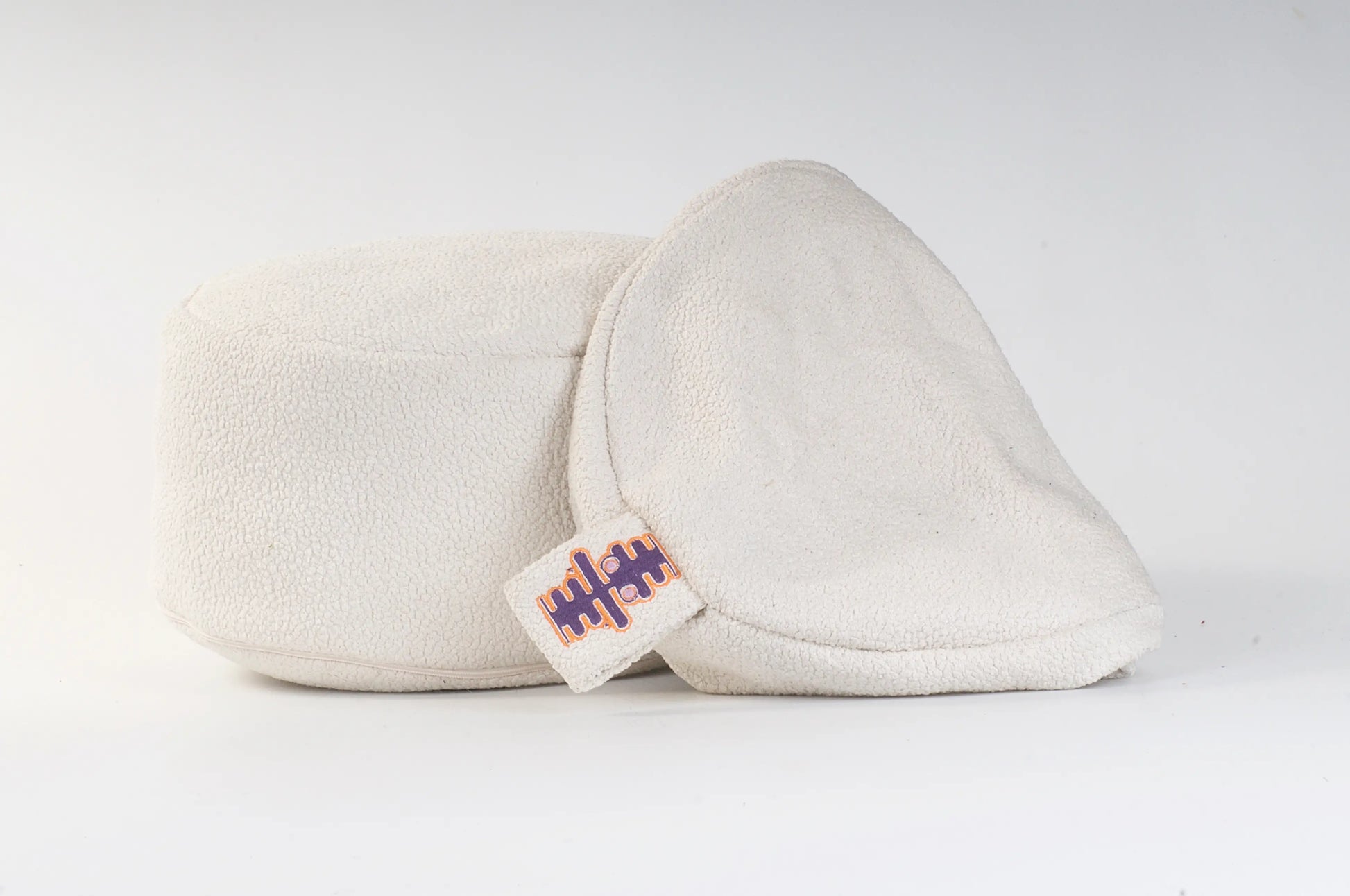 Lembut | Meditatiekussenhoes Creme Teddy Meditatiekussenhoes Relax with Willow