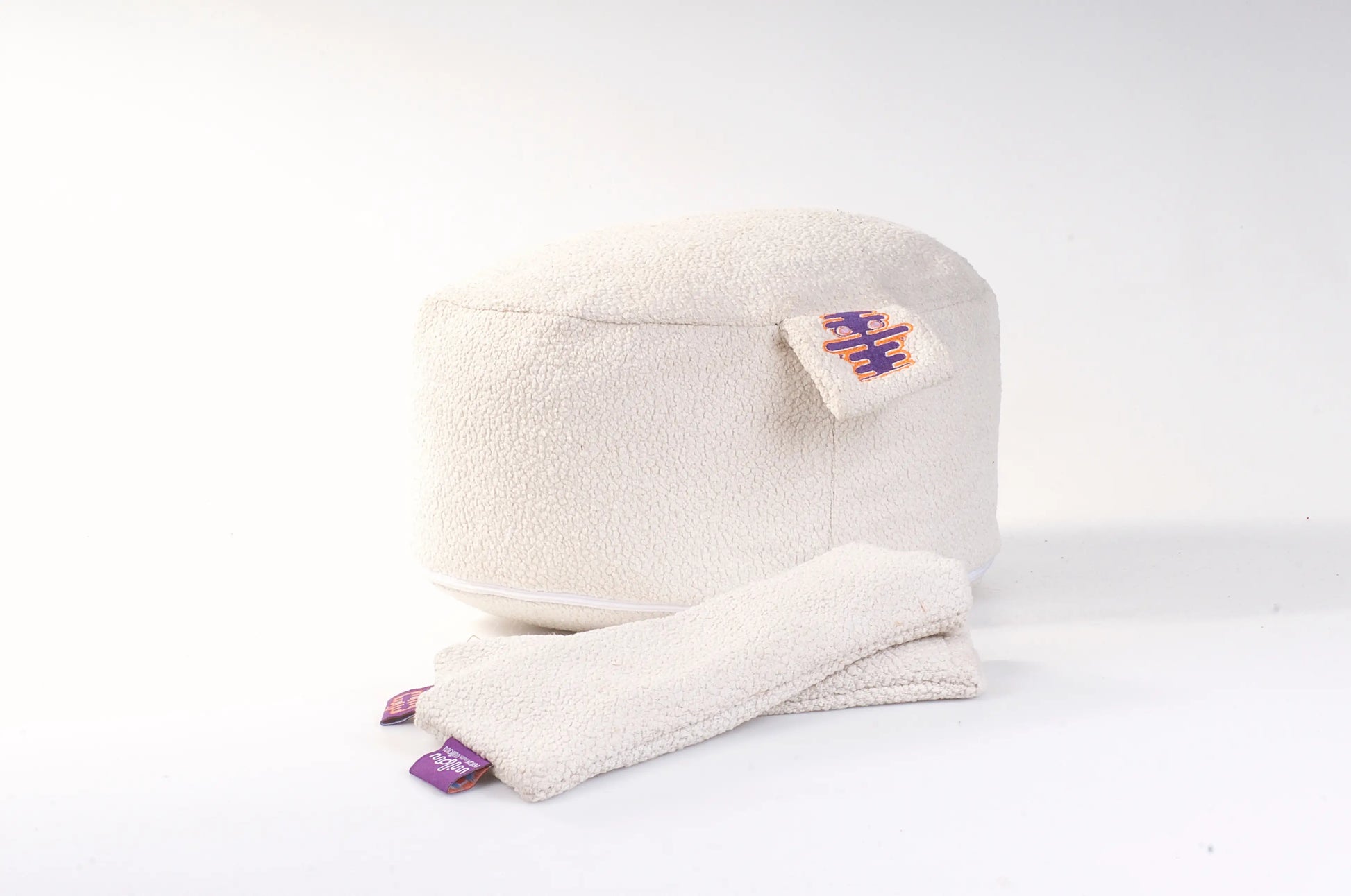 Lembut | Meditatiekussenhoes Creme Teddy Meditatiekussenhoes Relax with Willow