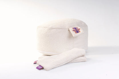 Lembut | Meditatiekussenhoes Creme Teddy Meditatiekussenhoes Relax with Willow