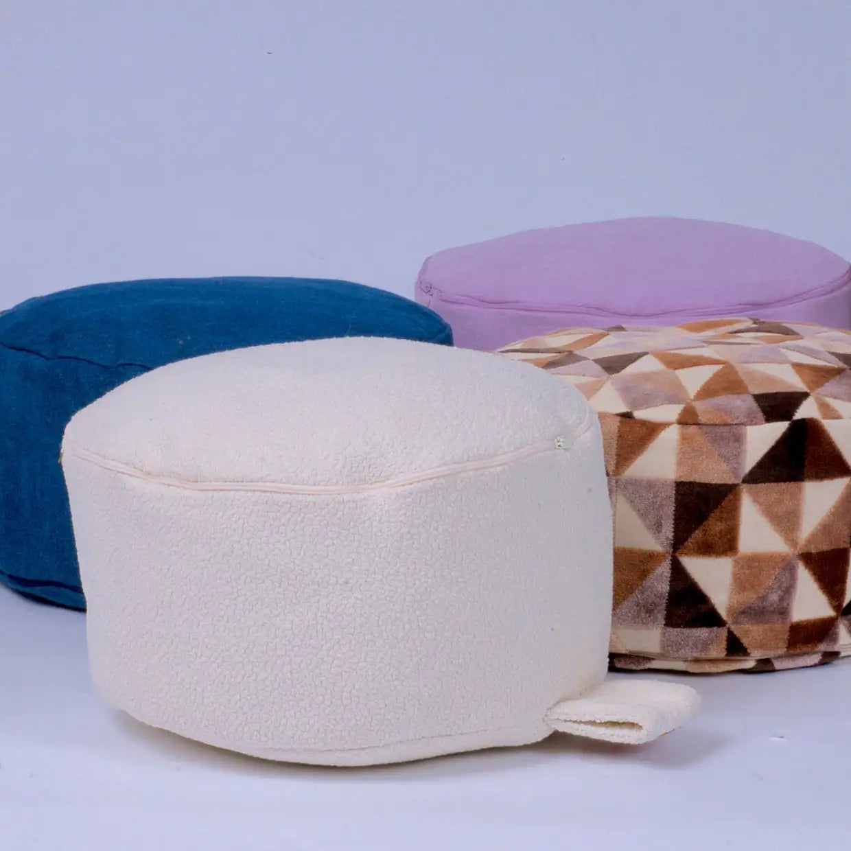 Lembut | Meditatiekussenhoes Creme Teddy Meditatiekussenhoes Relax with Willow