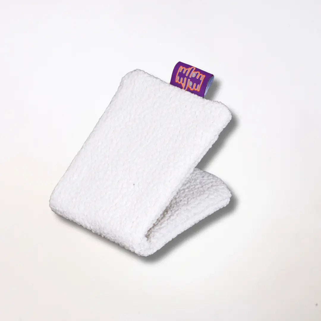 Lembut | Oogkussenhoes Creme Teddy Oogkussenhoes Relax with Willow