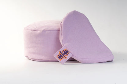 Mina | Meditatiekussenhoes Lila Meditatiekussenhoes Relax with Willow