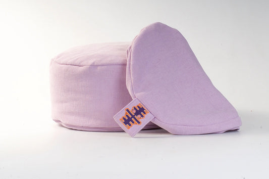 Mina | Meditatiekussenhoes Lila Meditatiekussenhoes Relax with Willow