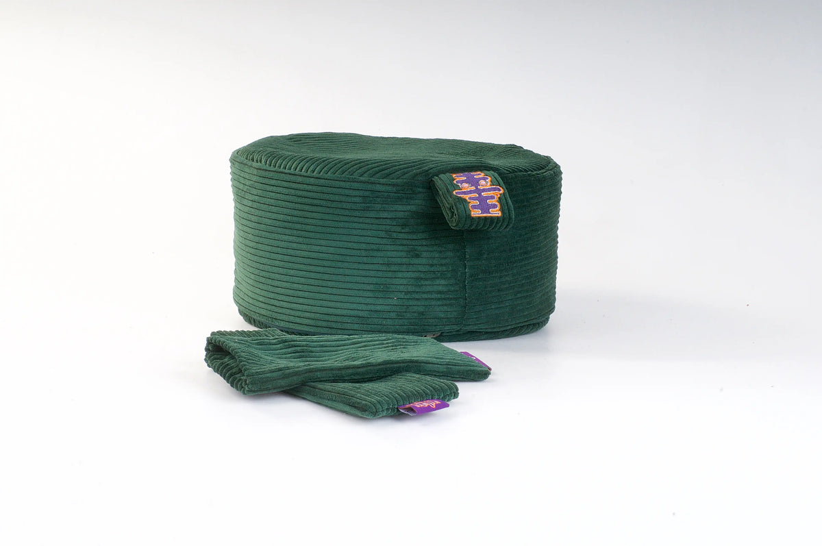 Zamrud | Meditatiekussenhoes Groen Meditatiekussenhoes Relax with Willow